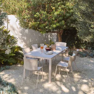 Ravello Outdoor Six Seater Dining Table - Beige - Mocka by Mocka., a Tables for sale on Style Sourcebook