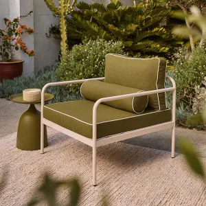 Marin Outdoor Armchair - Olive Green - Mocka by Mocka., a Outdoor Chairs for sale on Style Sourcebook