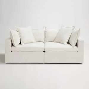 Haven 3 Seat Sofa, Luxe Ivory, by Lounge Lovers by Lounge Lovers, a Sofas for sale on Style Sourcebook