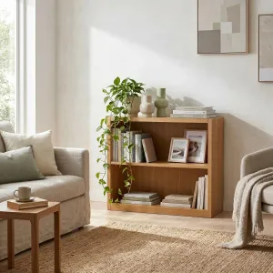 CAMUS - Oak Low Bookcase by European Lifestyle, a Bookshelves for sale on Style Sourcebook