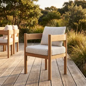 FIGARI - Teak Outdoor Chair by European Lifestyle, a Outdoor Chairs for sale on Style Sourcebook
