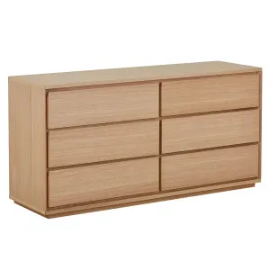 HAZO - Oak 6 Drawer Chest by European Lifestyle, a Dressers & Chests of Drawers for sale on Style Sourcebook