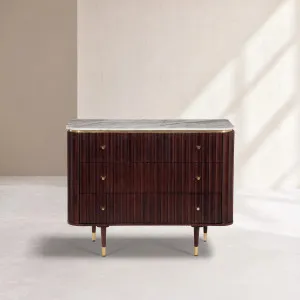 HECTOR - Marble 3 Drawer Chest by European Lifestyle, a Dressers & Chests of Drawers for sale on Style Sourcebook