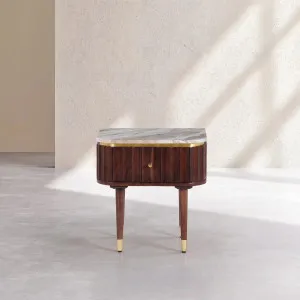 HECTOR - Marble Bedside Table by European Lifestyle, a Bedside Tables for sale on Style Sourcebook