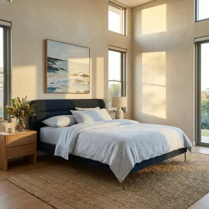 IZMIR - Fabric Bed - King Size by European Lifestyle, a Beds & Bed Frames for sale on Style Sourcebook