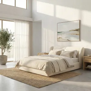 MALO - Fabric Storage Bed - Queen Size by European Lifestyle, a Beds & Bed Frames for sale on Style Sourcebook