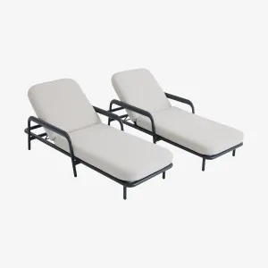 NAZARE - Aluminium Double Sun Lounger by European Lifestyle, a Outdoor Sofas for sale on Style Sourcebook