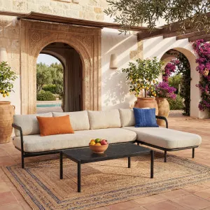 NAZARE - Aluminium Right-hand Chaise Outdoor Sofa by European Lifestyle, a Outdoor Sofas for sale on Style Sourcebook