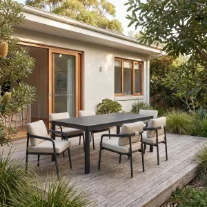 NISA - Aluminium Extendable Outdoor Dining Table by European Lifestyle, a Tables for sale on Style Sourcebook