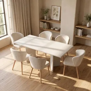 VANDA - Matte Rectangular Dining Table by European Lifestyle, a Dining Tables for sale on Style Sourcebook
