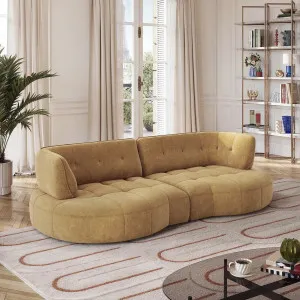 ALIZEE - Upholstered 4 Seater Fabric Sofa by European Lifestyle, a Sofas for sale on Style Sourcebook