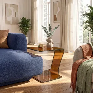 CORNUDA - Glass Side Table by European Lifestyle, a Side Table for sale on Style Sourcebook