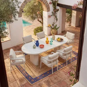 NAZARE - Aluminium Set of 2 Outdoor Chairs by European Lifestyle, a Outdoor Chairs for sale on Style Sourcebook