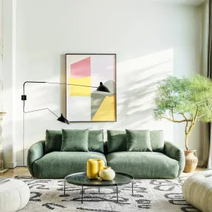 NIZIDA - Fabric 3 Seater Sofa by European Lifestyle, a Sofas for sale on Style Sourcebook