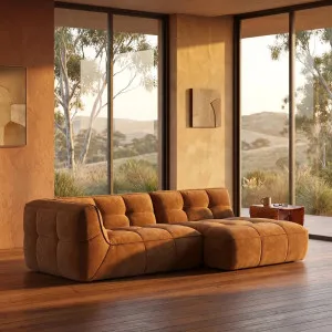 ORIETO - Fabric Right-hand Chaise Sofa by European Lifestyle, a Sofas for sale on Style Sourcebook