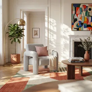 FELICIE - Fabric Armchair by European Lifestyle, a Chairs for sale on Style Sourcebook