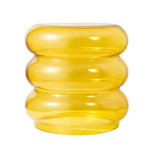 LIORO - Glass Side Table - 40 cm by European Lifestyle, a Side Table for sale on Style Sourcebook