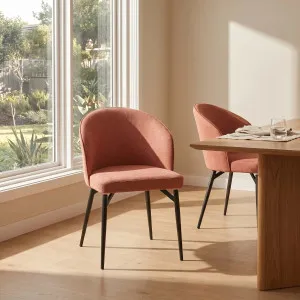 SPINNE - Fabric & Metal Set of 2 Dining Chairs by European Lifestyle, a Dining Chairs for sale on Style Sourcebook