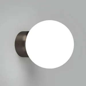 Lighting Republic Orb Deco Medium Opal Glass Wall Light - Iron by Lighting Republic, a Wall Lighting for sale on Style Sourcebook