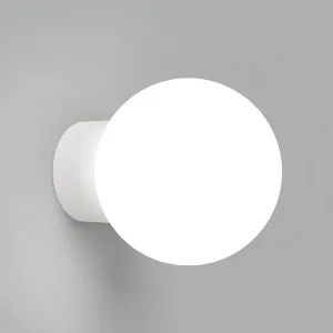 Lighting Republic Orb Deco Medium Opal Glass Wall Light - White by Lighting Republic, a Wall Lighting for sale on Style Sourcebook