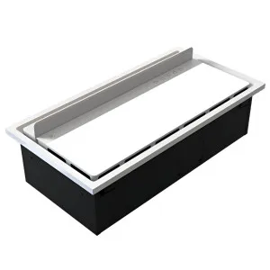 Domus Stream 6 in 1 Bathroom Heater with Oscillating Heat & LED Light - White by Domus, a Exhaust Fans for sale on Style Sourcebook