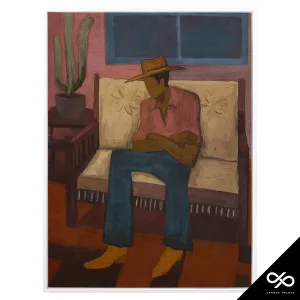 Shade Box Framed Canvas in 123 x 163cm White by OZ Design, a Painted Canvases for sale on Style Sourcebook