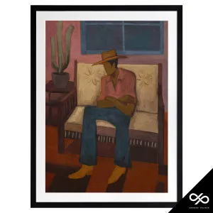 Shade Framed Print in 55 x 70cm Black by OZ Design, a Prints for sale on Style Sourcebook
