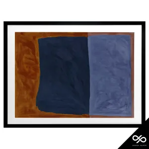 Headland Landscape Framed Print in 84 x 68cm Black by OZ Design, a Prints for sale on Style Sourcebook