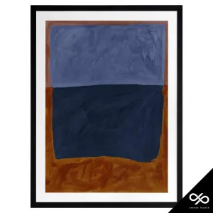 Headland Portrait Framed Print in 55 x 70cm Black by OZ Design, a Prints for sale on Style Sourcebook