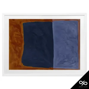 Headland Landscape Framed Print in 84 x 68cm White by OZ Design, a Prints for sale on Style Sourcebook