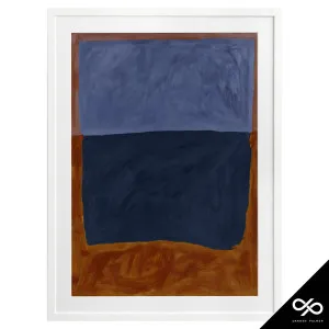 Headland Portrait Framed Print in 68 x 84cm White by OZ Design, a Prints for sale on Style Sourcebook