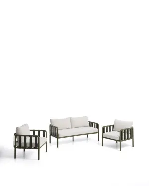 Omala outdoor sofa set by Kave Home, a Outdoor Sofas for sale on Style Sourcebook