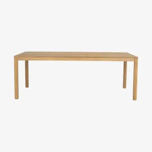 FIGARI - Teak Rectangular Outdoor Dining Table by European Lifestyle, a Tables for sale on Style Sourcebook
