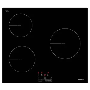 Glem Gas 60cm 3 Zones Induction Cooktop with 10A Plug GLINDPS by Glem Gas, a Cooktops for sale on Style Sourcebook