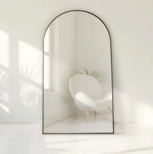 Deco Steel Full Length Arch Leaner Mirror 3 Frame colour available by Luxe Mirrors, a Mirrors for sale on Style Sourcebook