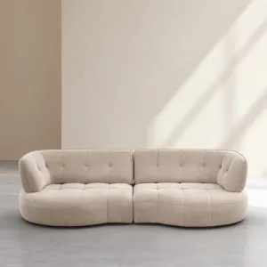 ALIZEE - Upholstered 4 Seater Fabric Sofa by European Lifestyle, a Sofas for sale on Style Sourcebook