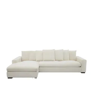 ALFAMA - Fabric Left-hand Chaise Sofa by European Lifestyle, a Sofas for sale on Style Sourcebook
