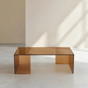 ALYSSA - Glass Rectangular Coffee Table by European Lifestyle, a Coffee Table for sale on Style Sourcebook