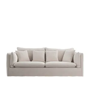 ANDRIA - Linen 3 Seater Sofa by European Lifestyle, a Sofas for sale on Style Sourcebook