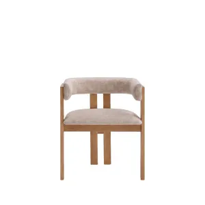 DALYA - Fabric & Oak Armchair by European Lifestyle, a Chairs for sale on Style Sourcebook