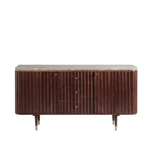 HECTOR - Marble 2 Door Sideboard by European Lifestyle, a Sideboards, Buffets & Trolleys for sale on Style Sourcebook