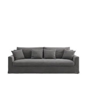 OSTUNI - Linen 3 Seater Sofa by European Lifestyle, a Sofas for sale on Style Sourcebook