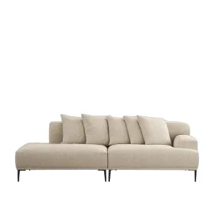 OTTONE II - Linen Left-facing Chaise Sofa by European Lifestyle, a Sofas for sale on Style Sourcebook