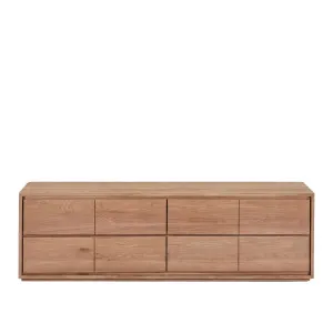 SYLVESTRE - Oak 4 Drawer Entertainment Unit by European Lifestyle, a Entertainment Units & TV Stands for sale on Style Sourcebook
