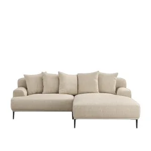 OTTONE II - Linen Right-hand Chaise Sofa by European Lifestyle, a Sofas for sale on Style Sourcebook