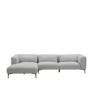TESSIE - Linen Left-hand Chaise Sofa by European Lifestyle, a Sofas for sale on Style Sourcebook
