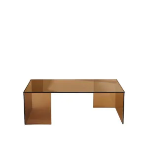 ALYSSA - Glass Rectangular Coffee Table by European Lifestyle, a Coffee Table for sale on Style Sourcebook