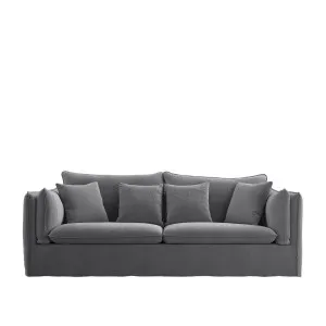 ANDRIA - Linen 3 Seater Sofa by European Lifestyle, a Sofas for sale on Style Sourcebook