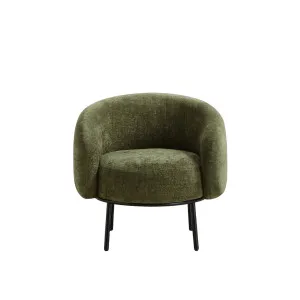 CAJOU II - Chenille & Metal Armchair by European Lifestyle, a Chairs for sale on Style Sourcebook