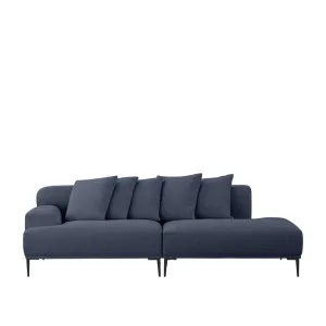 OTTONE II - Linen Right-facing Chaise Sofa by European Lifestyle, a Sofas for sale on Style Sourcebook